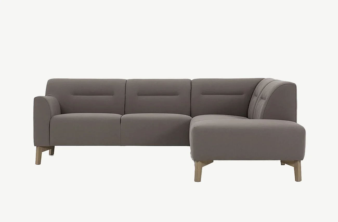 KIRUNA kampinė sofa atviru galu