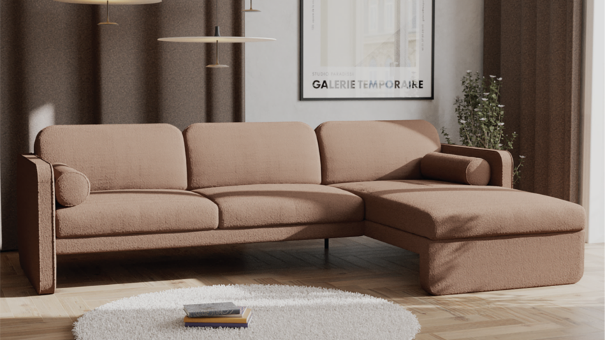 GAP kampinė sofa - šezlongas