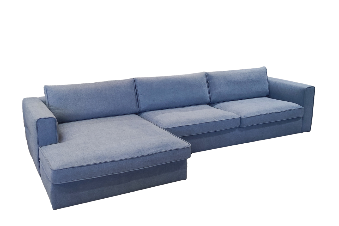 OLIVER kampinė sofa - šezlongas